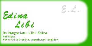 edina libi business card